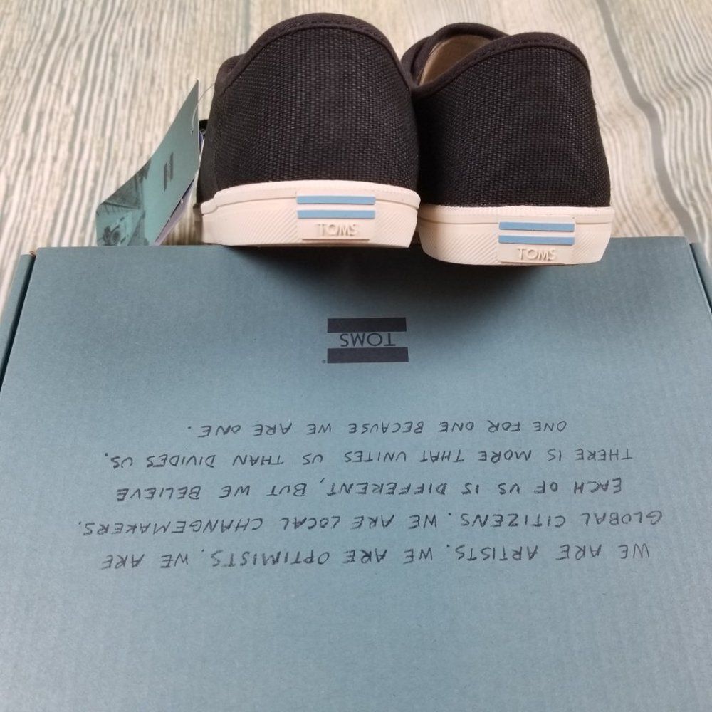 New TOM'S black comfort foam insoles sneakers - Picture 5 of 5